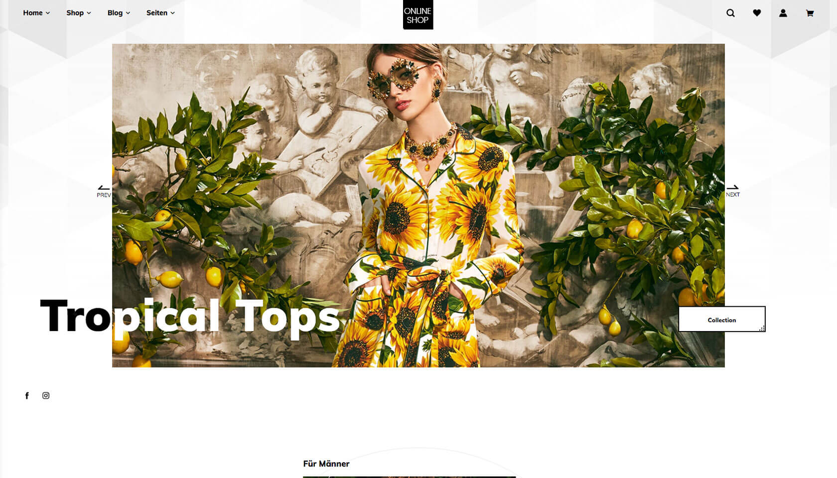 Onlineshop für Fashion